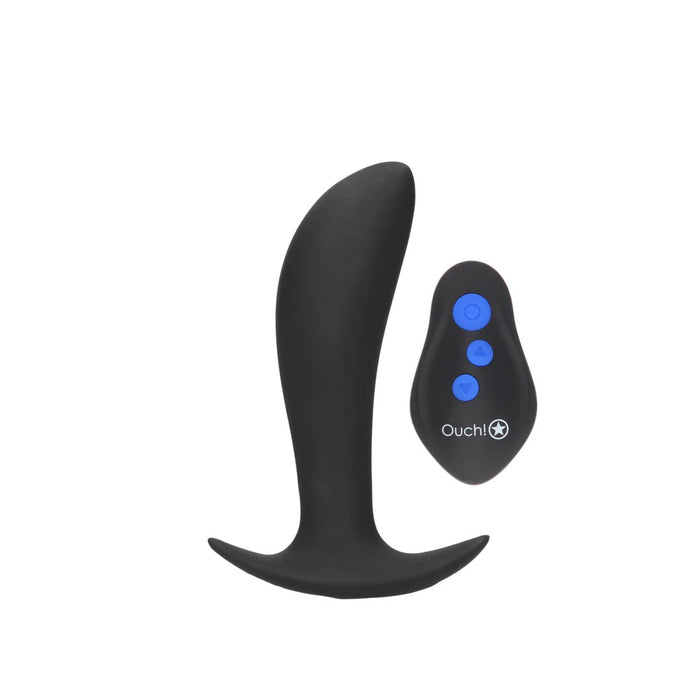 Ouch! E-stim Vibrerende Buttplug 12 cm