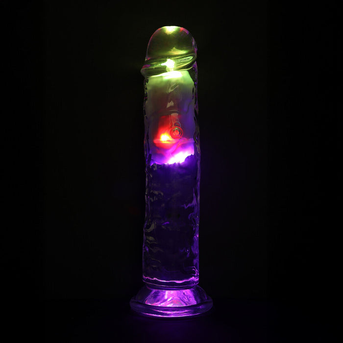 Realrock Led Glow Vibrerende Dildo 20 cm