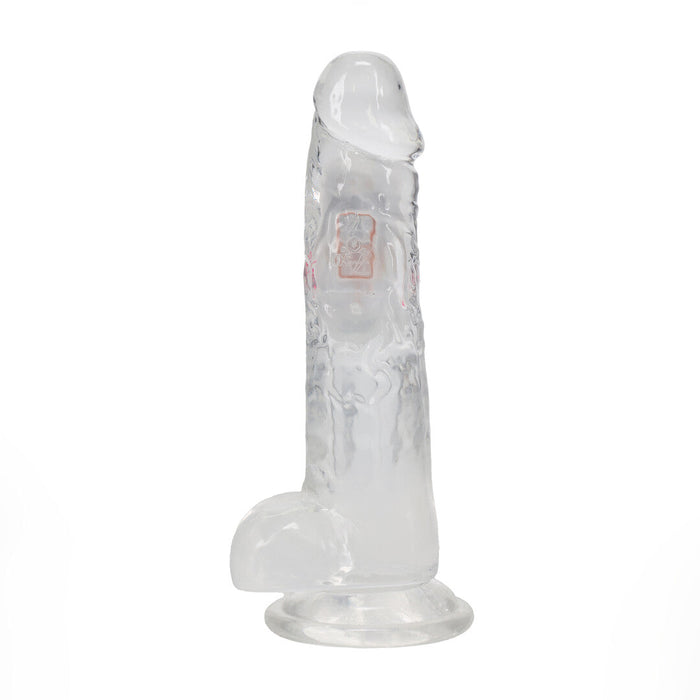 Realrock Led Glow Vibrerende Dildo Met Ballen 20 cm