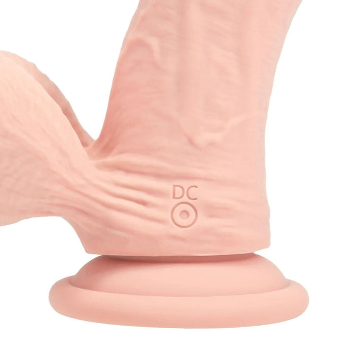 RealRock Dual Density Vibrerende Gebogen Dildo 15 cm