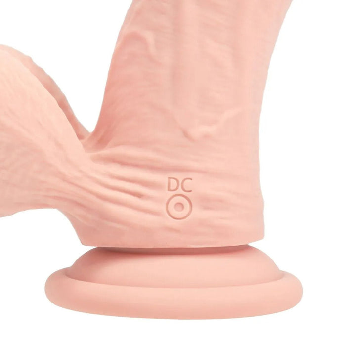 RealRock Dual Density Vibrerende Gebogen Dildo 18 cm
