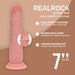 RealRock Sliding Skin Dual Density Dildo 20 cm