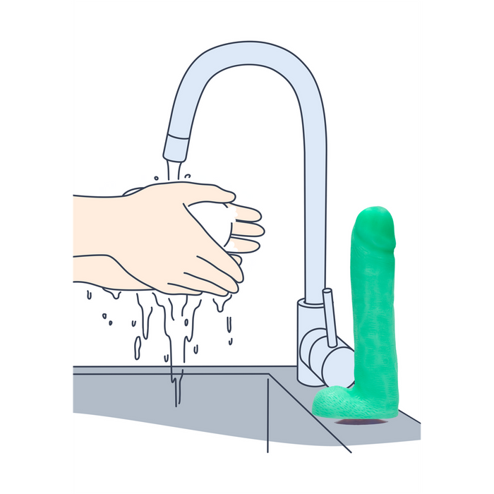 Glow In The Dark Dicky Soap With Balls