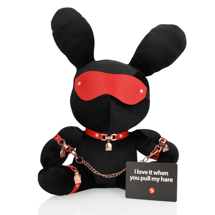 Rabbit Bondage Velvet Large Black