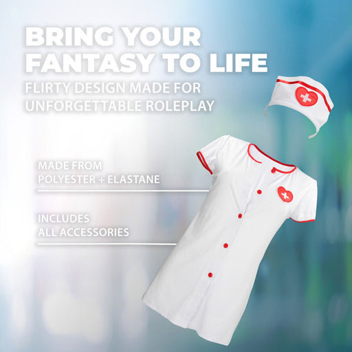 Nurse Costume S/m White