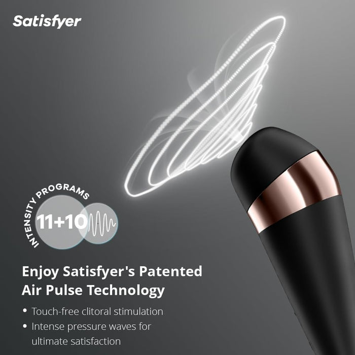 Satisfyer Pro 3+ Luchtdruk Vibrator + Vibratie