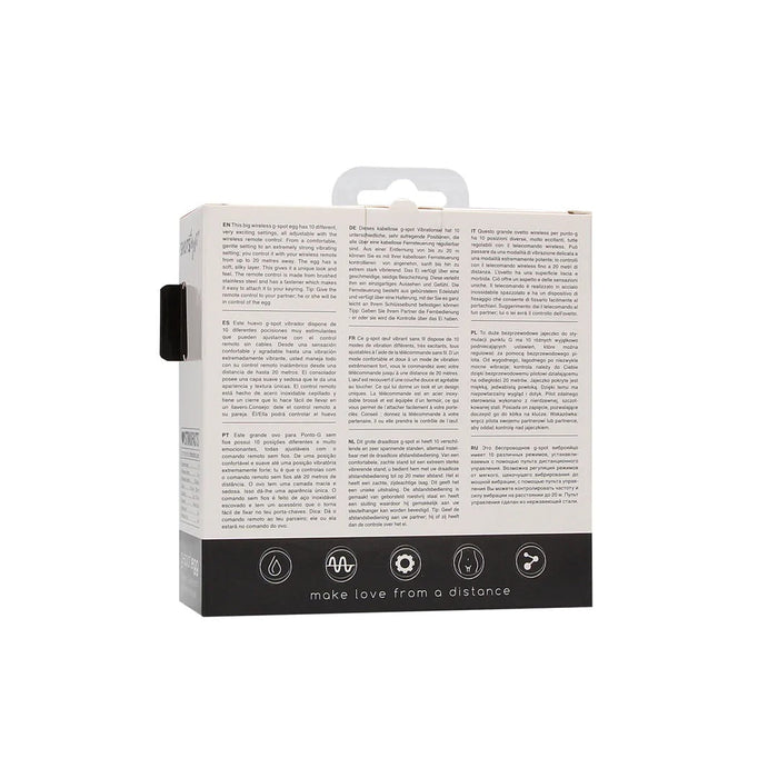 Shots Vibrerend Eitje G-Spot 8 cm