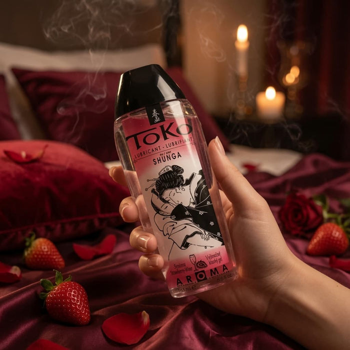 Shunga Toko Eetbaar Glijmiddel Aarbei 165 ml