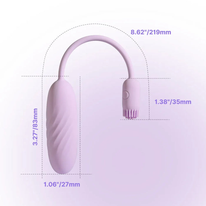 Svakom Plume Flexibele Brush Vibrator Met App