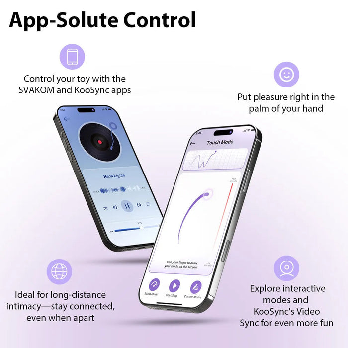 Svakom Plume Flexibele Brush Vibrator Met App