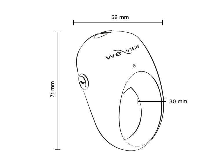 We-Vibe Pivot 2 Vibrerende Cockring Met App