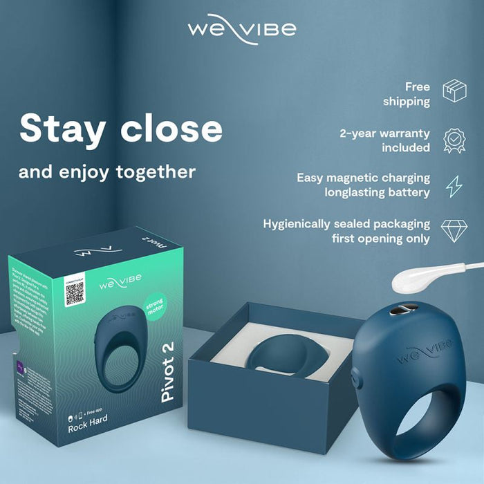 We-Vibe Pivot 2 Vibrerende Cockring Met App