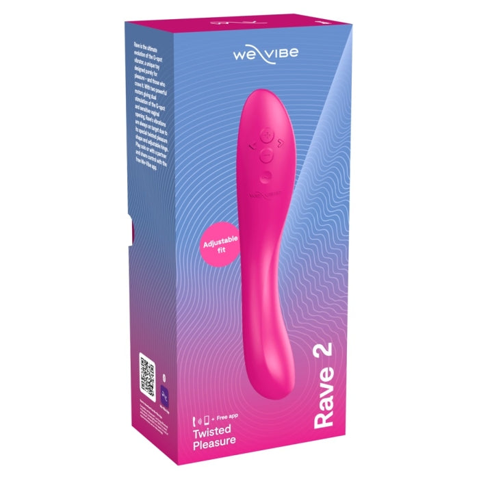We-Vibe Rave 2 G-Spot Vibrator Met App 19 cm
