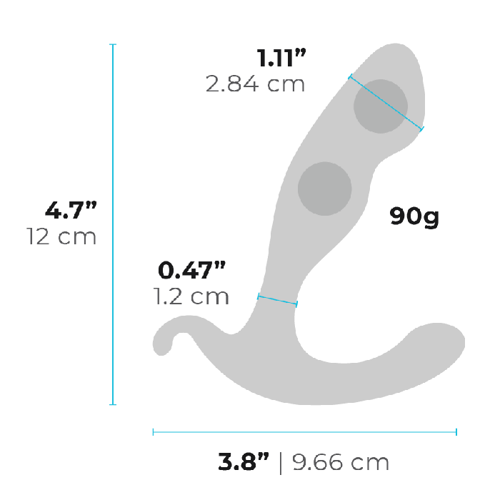 B-Vibe Rocker Prostaat Stimulator 12 cm