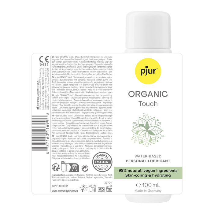 Pjur Organic Touch Glijmiddel Op Waterbasis 100 ml
