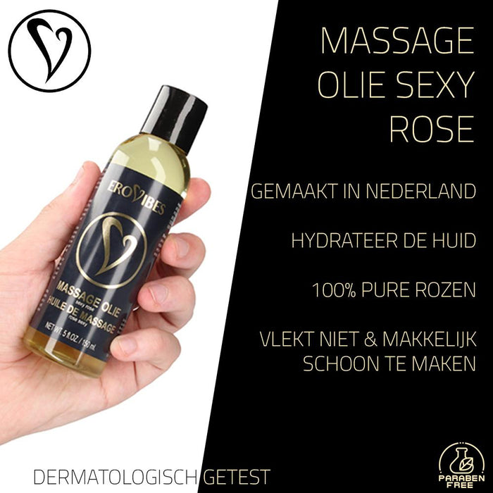Erovibes Massage Olie Sexy Rose 150 ml