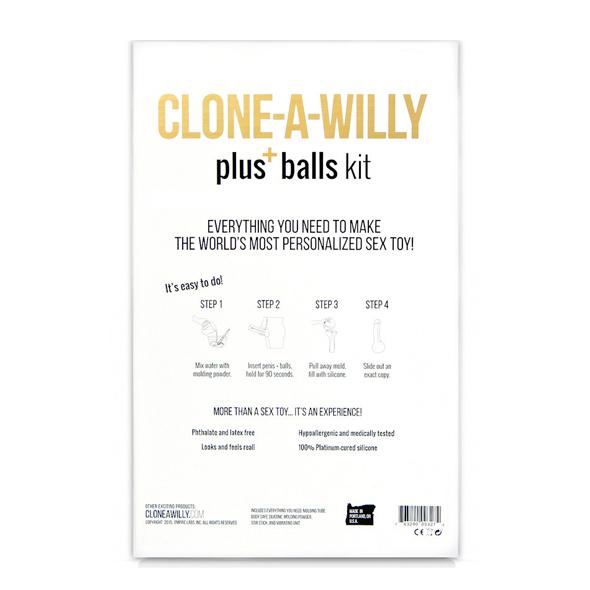 Clone-A-Willy Kit Including Balls