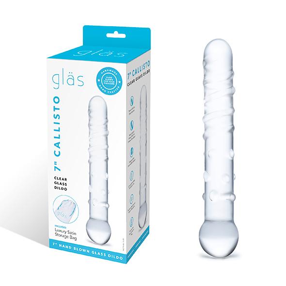 Glas Callisto Clear Glazen Dildo