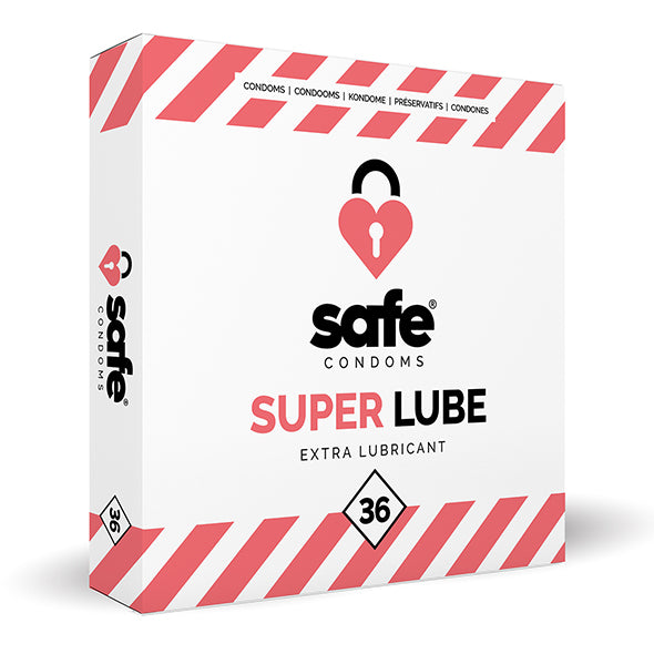 Safe Super Lube Condoms Extra Glijmiddel - Erovibes.nl