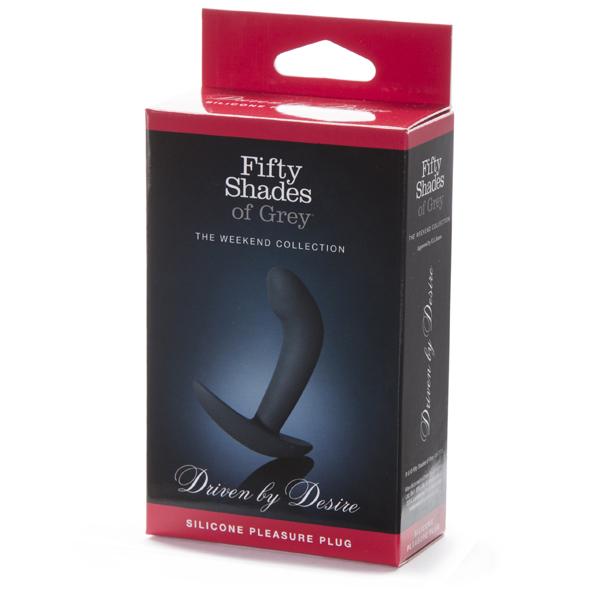 Fifty Shades of Grey Siliconen Butt Plug Zwart
