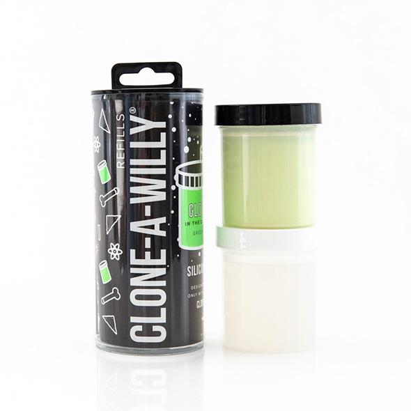 Clone-A-Willy Refill Glow In The Dark Silicone