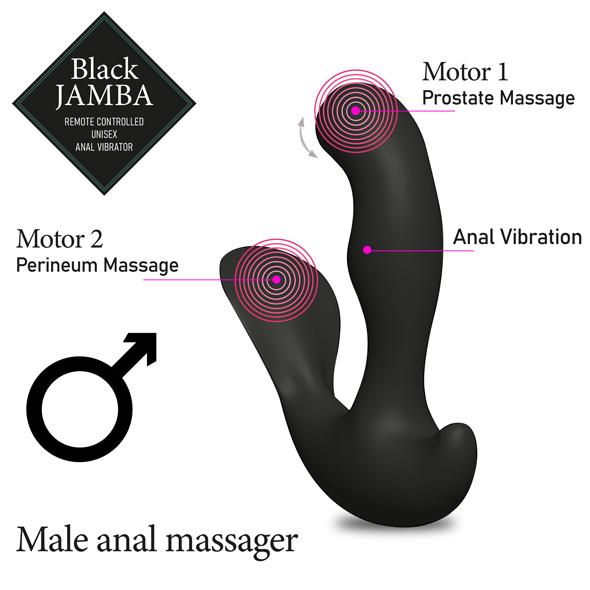 FeelzToys Black Jamba Anaal Vibrator