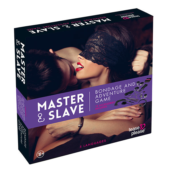 Master & Slave Bondage Spel Paars NL/FR