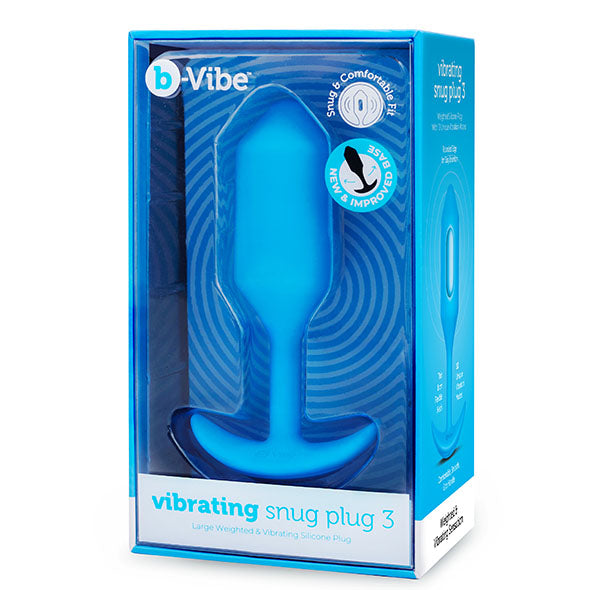 B-Vibe Vibrerende Snug Plug 3 L - Erovibes.nl