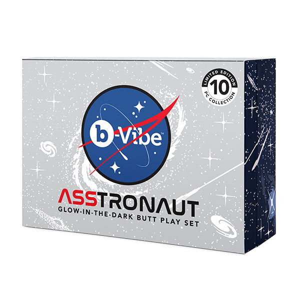 B-Vibe ASStronaut Glow-in-the-Dark Butt Play Set - Erovibes.nl