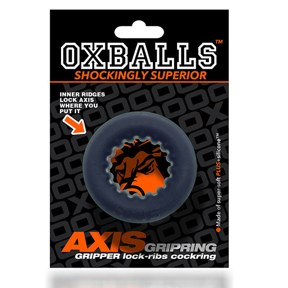 Oxballs Axis Rib Griphold Penisring - Erovibes.nl