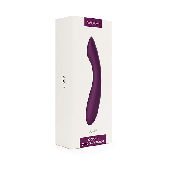 Svakom Amy 2 G-Spot & Clitoris Vibrator 17 cm - Erovibes.nl