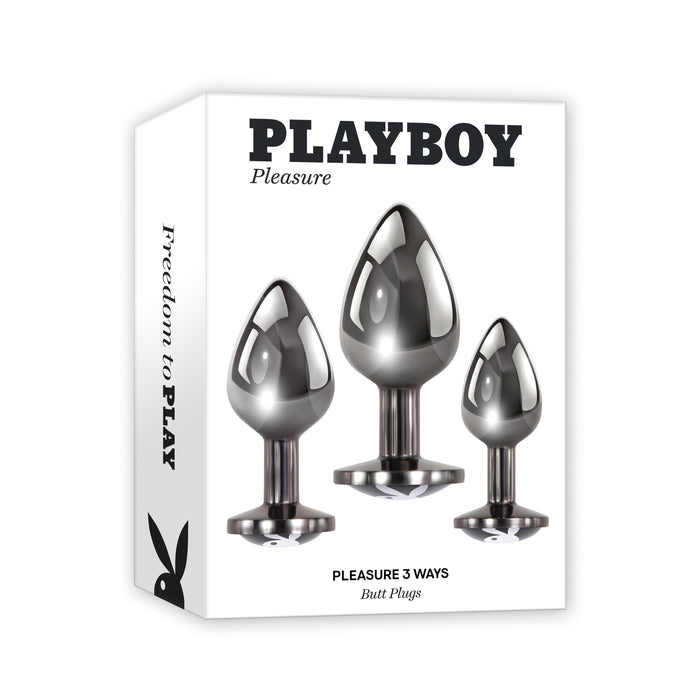 Playboy Pleasure Metalen Buttplug Set