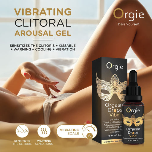 Orgie Orgasm Drops Vibe! 15 ml - Erovibes.nl